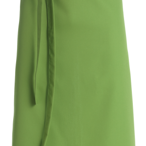Long Waist Waitress Apron, made from polycotton, green colour
