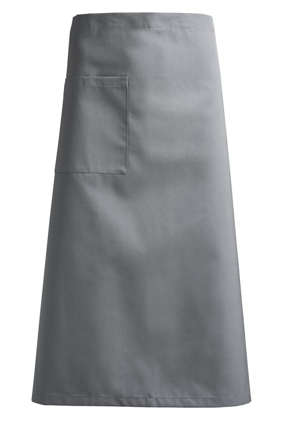 Short Apron With Pocket Chef Apron Cooking Apron Hotel Apron Grey Colour Made from polycotton from